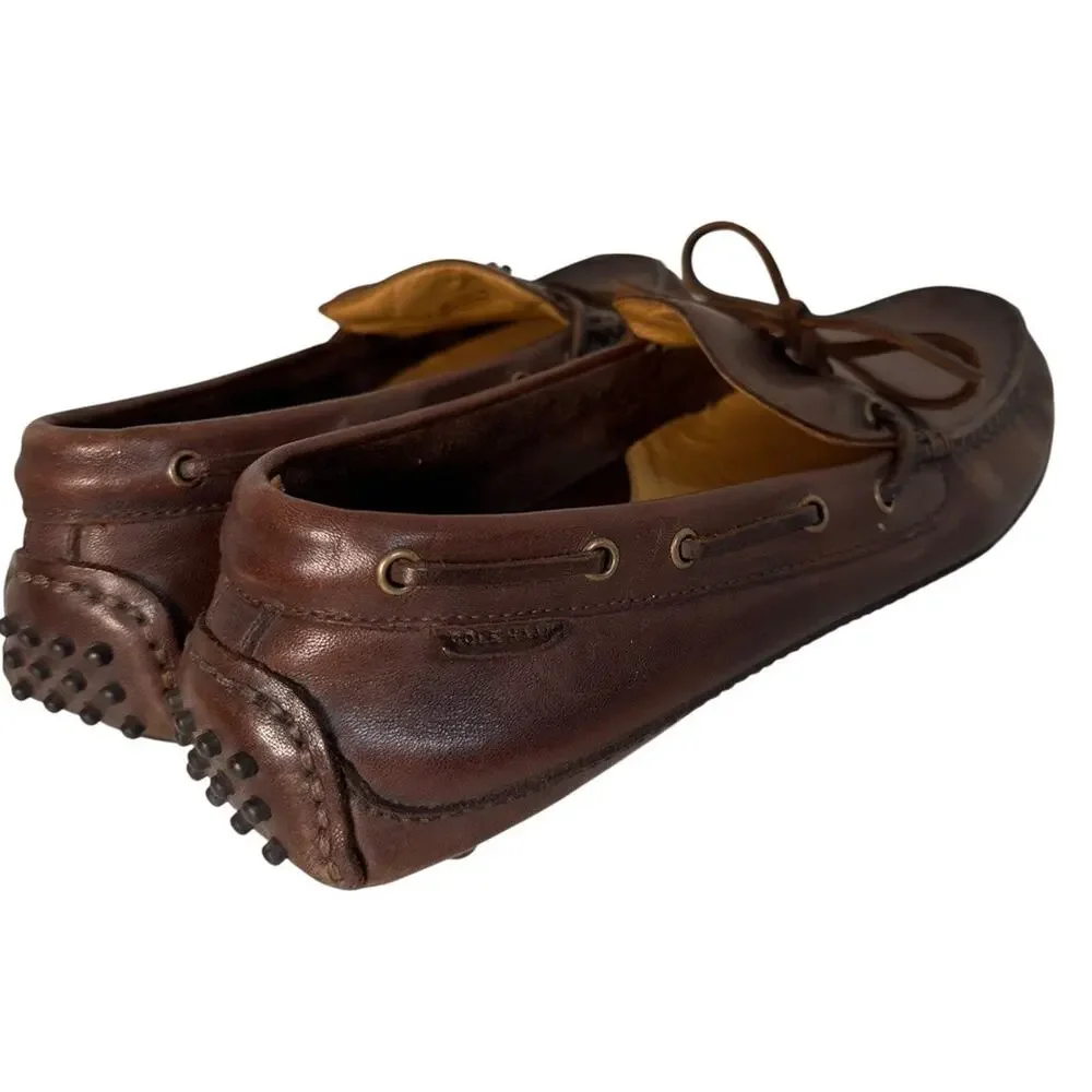 Cole Haan Grant Canoe Camp Moc Leather Driver‎ Loafers Men’s 8M Brown